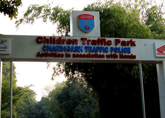 Children's traffic park